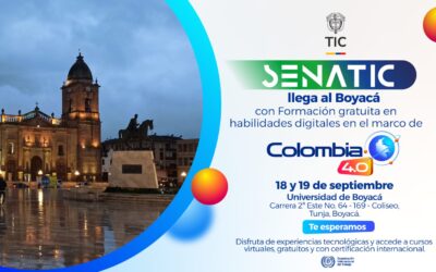 Senatic genera oportunidad e innovación a los boyacenses en el marco de Colombia 4.0